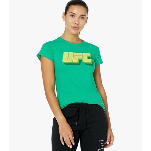 Tops - UFC Women's Lemon Lime Tee 2021 (Size: XL)